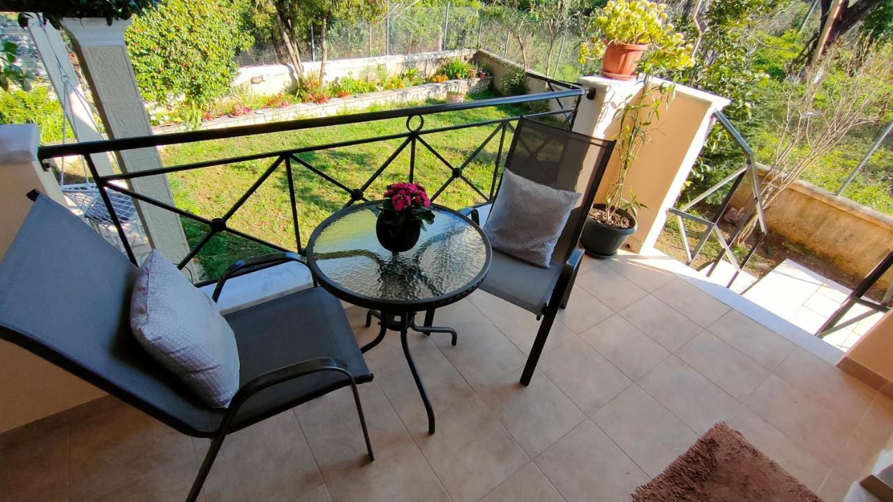 The Garden House Corfu Apartment Alepou Bagian luar foto