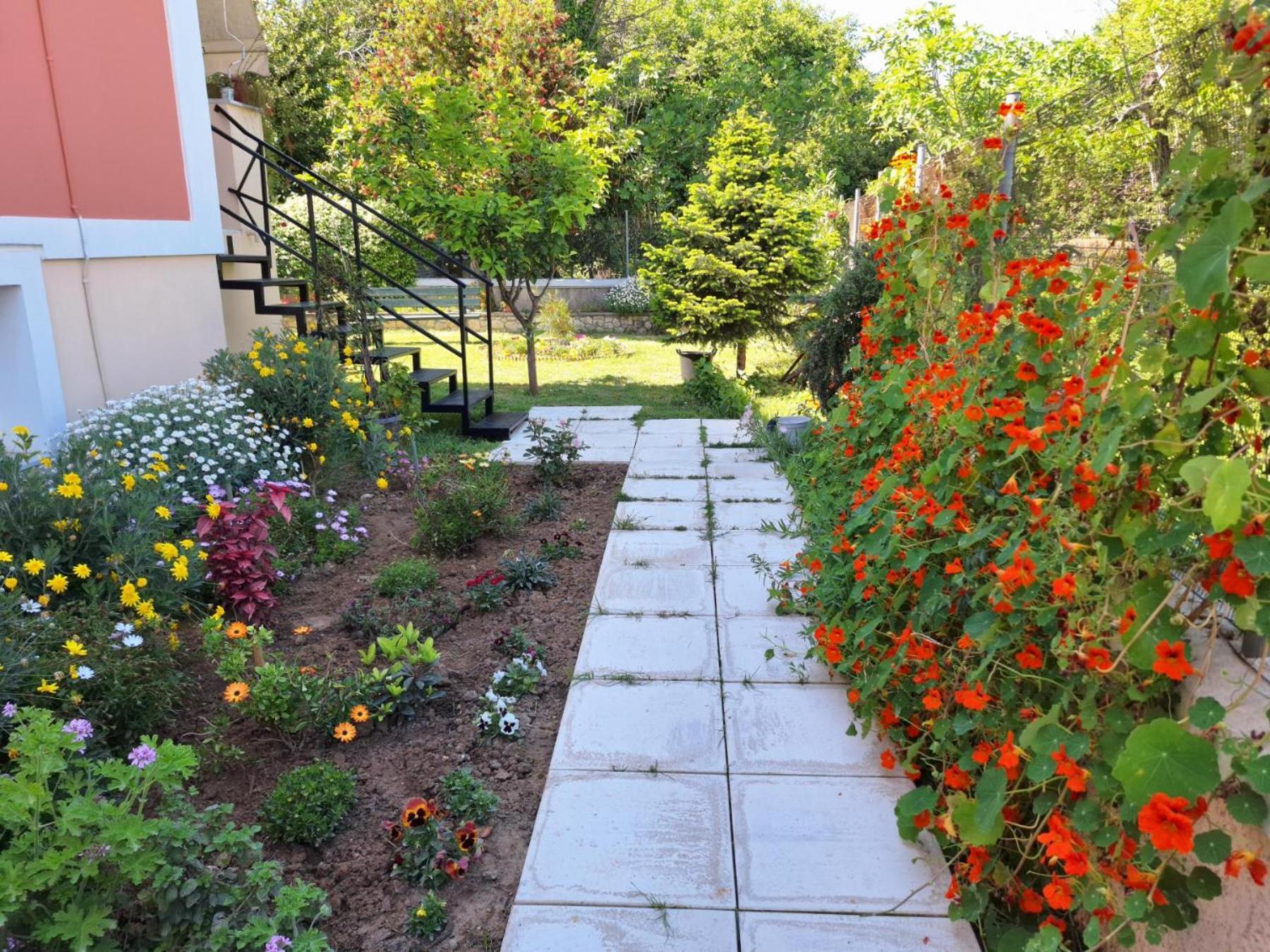 The Garden House Corfu Apartment Alepou Bagian luar foto